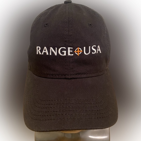 Range USA Embroidered  Logo Hat Cap Black - Picture 1 of 7